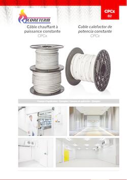 CABLE CALEFACTOR PARA REFRIGERACIÓN INDUSTRIAL